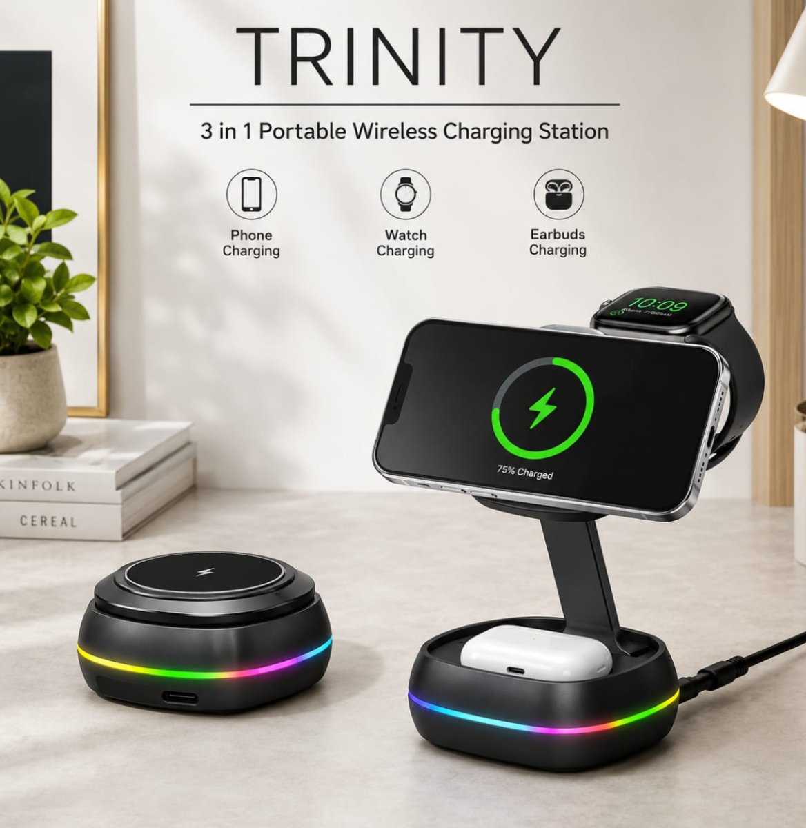 3-in-1 Wireless Charging Station