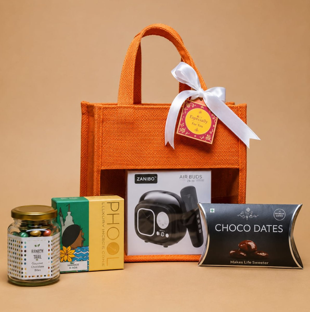 Tech & Treat Jute Hamper 