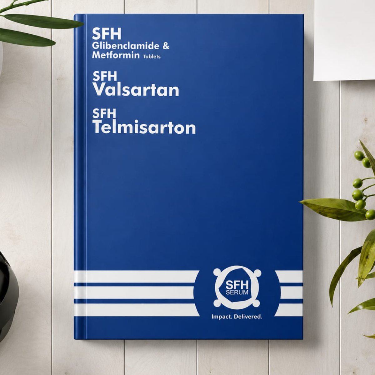 Blue Corporate Diary